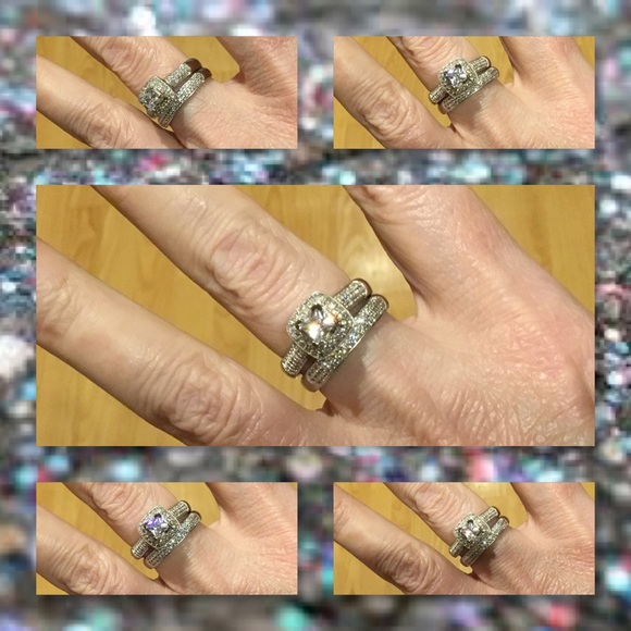 5⭐️ITEM HP🎉🎉New 134PC Topaz Wedding Ring Set - Picture 6 of 6